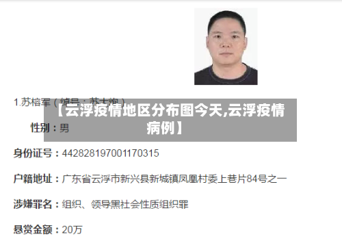 【云浮疫情地区分布图今天,云浮疫情病例】