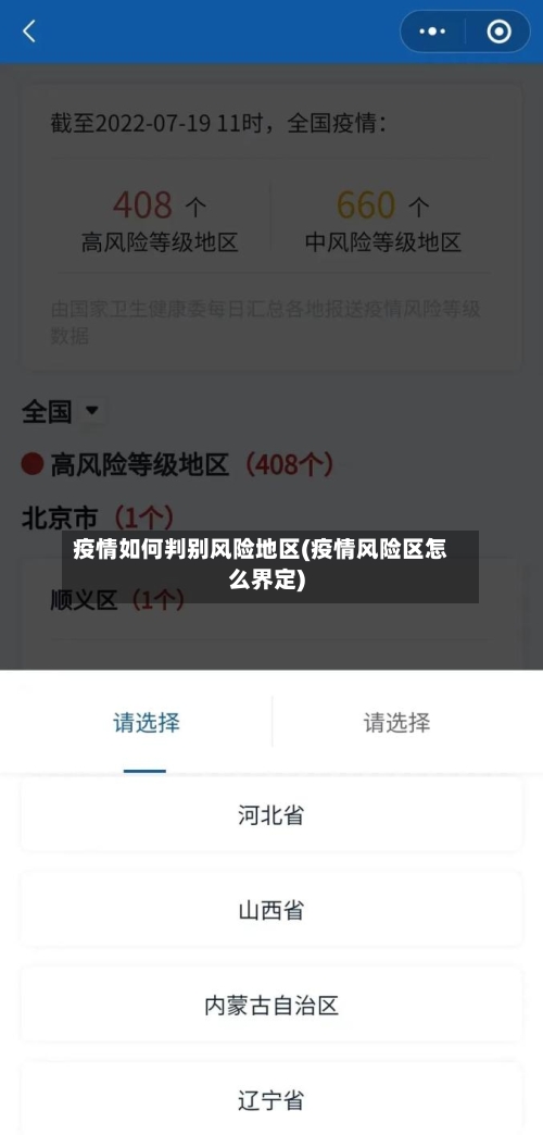 疫情如何判别风险地区(疫情风险区怎么界定)