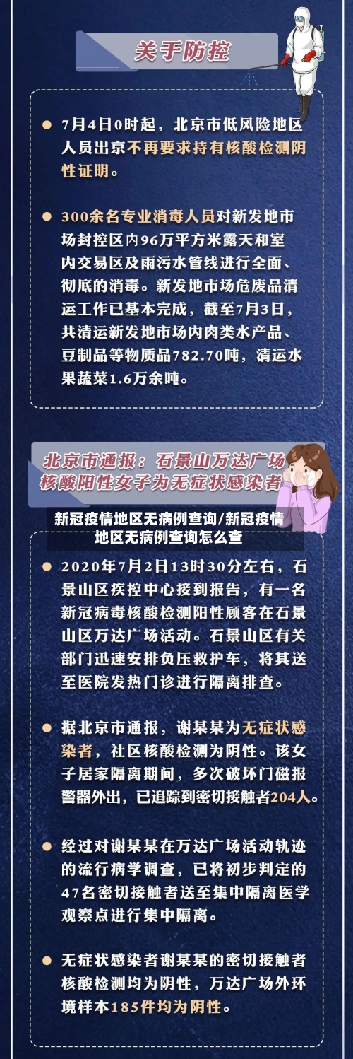 新冠疫情地区无病例查询/新冠疫情地区无病例查询怎么查