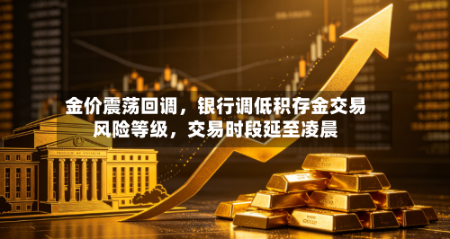 金价震荡回调，银行调低积存金交易风险等级，交易时段延至凌晨
