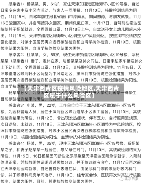 【天津西青区疫情风险地区,天津西青区属于什么风险区】